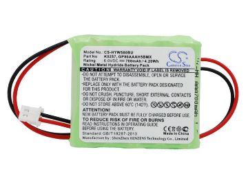 Picture of Battery for Honeywell K0257 5800RP Wireless Repeater 5800RP Wireless 55111-05 (p/n 55111-05 GP80AAAH5B3BMX)