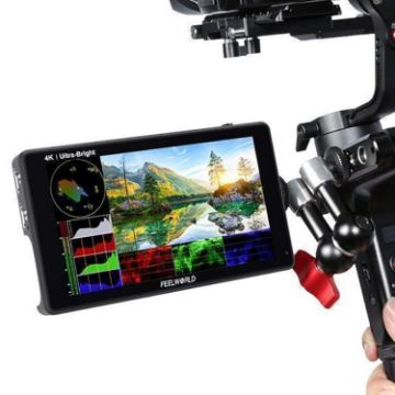 Picture of FEELWORLD LUT6 1920x1080 2600 nits 6 inch IPS Screen HDMI 4K Touch Control Camera Field Monitor