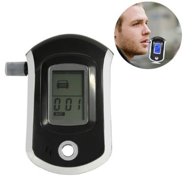 Picture of 3 digitals LCD Display Breath Alcohol Tester Analyzer (Black)