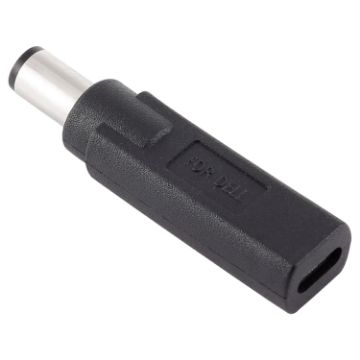 Picture of USB-C / Type-C Female to 7.4 x 5.0mm Male Plug Adapter Connector for DELL