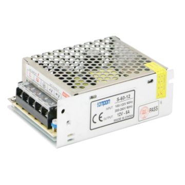 Picture of SOMPOM S-60-12 60W 12V 5A Iron Shell Driver LED Light Strip Lighting Monitor Power Supply